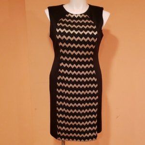 R&M Richards chevron dress size 16 NWT